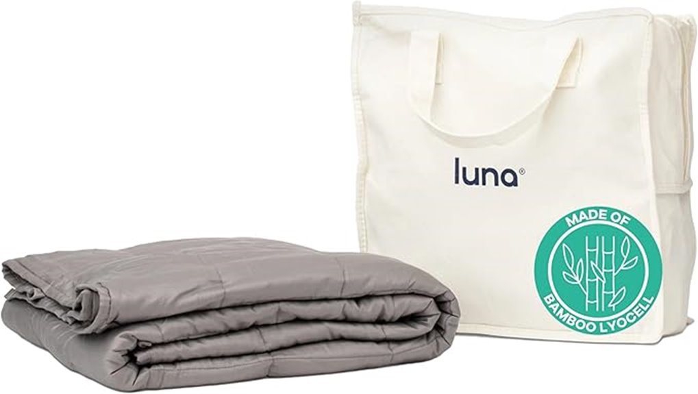 luna 20lb queen blanket
