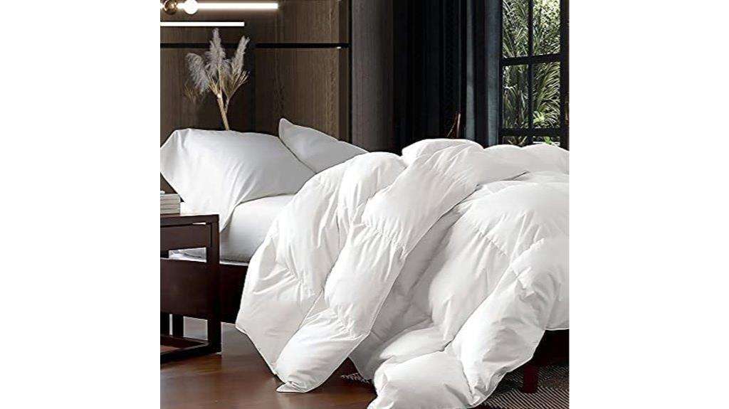 luxurious queen down comforter