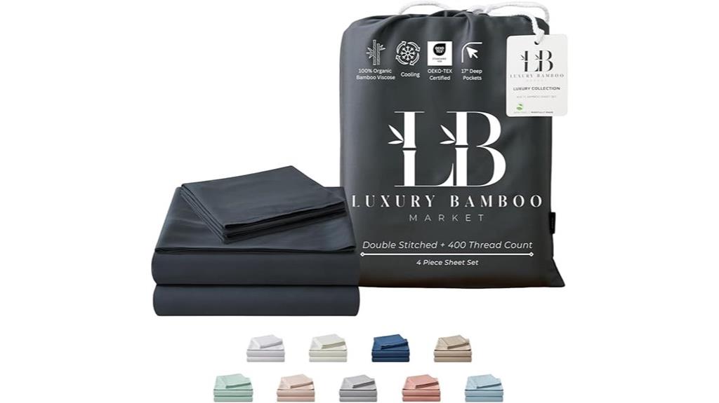 luxury charcoal grey bedding