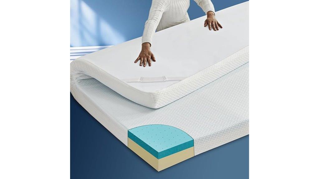 luxury cooling gel topper
