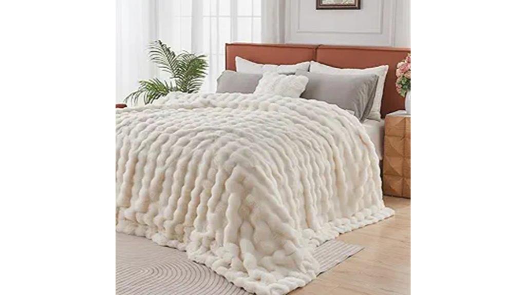 luxury faux fur blanket