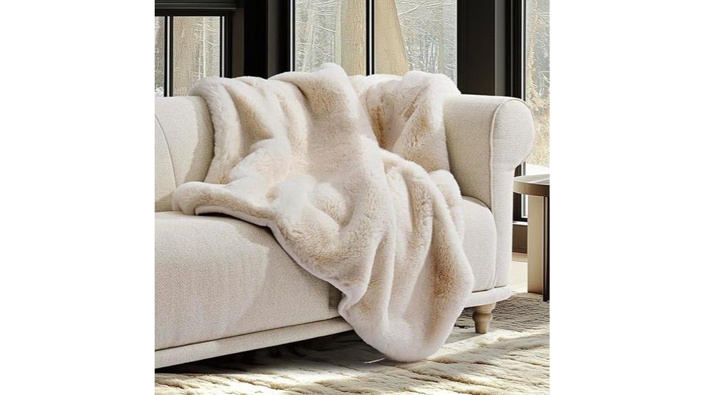 luxury faux fur blanket