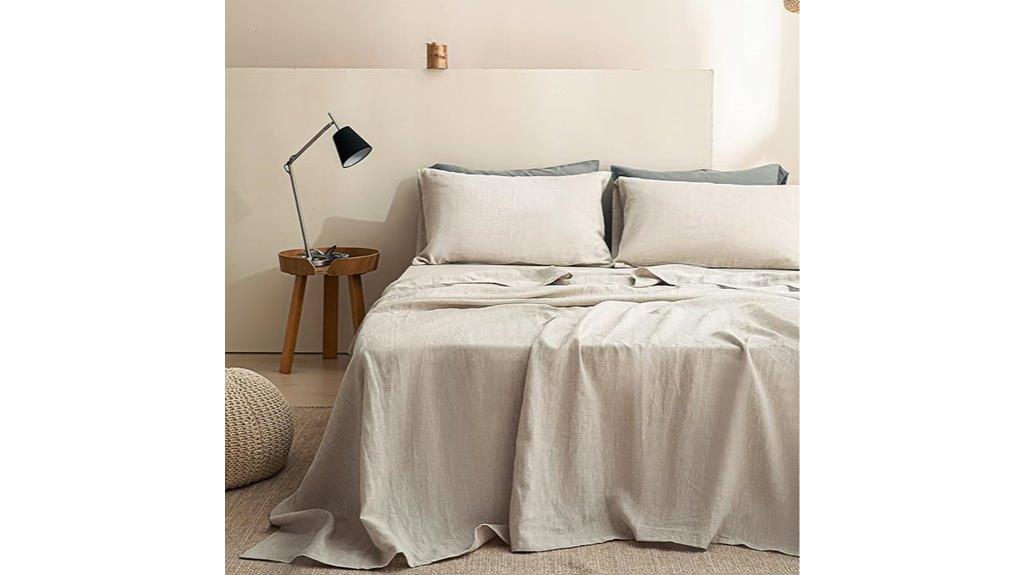 luxury king linen sheets