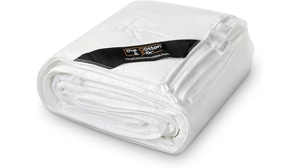 luxury king silk comforter