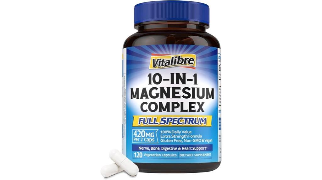 magnesium vegan capsule supplement