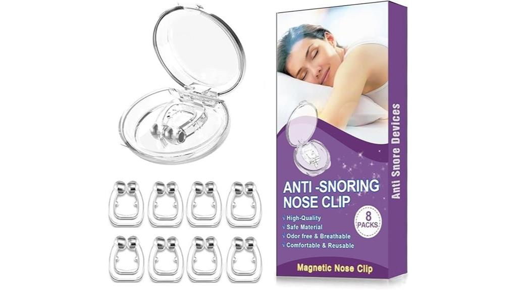 magnetic silicone nose clips