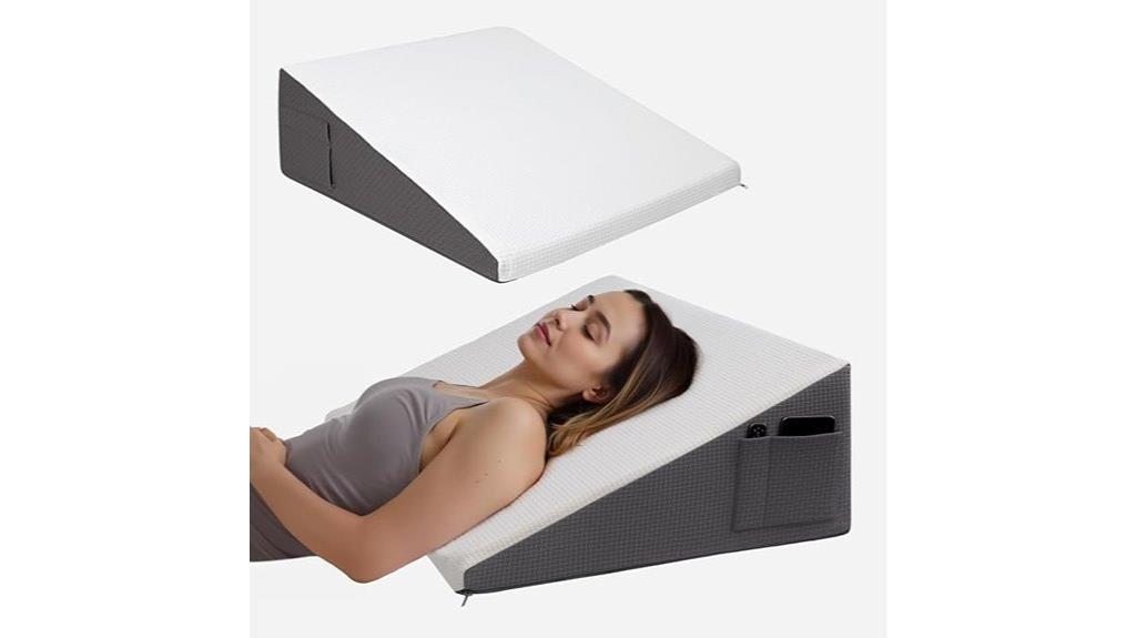 memory foam wedge pillow