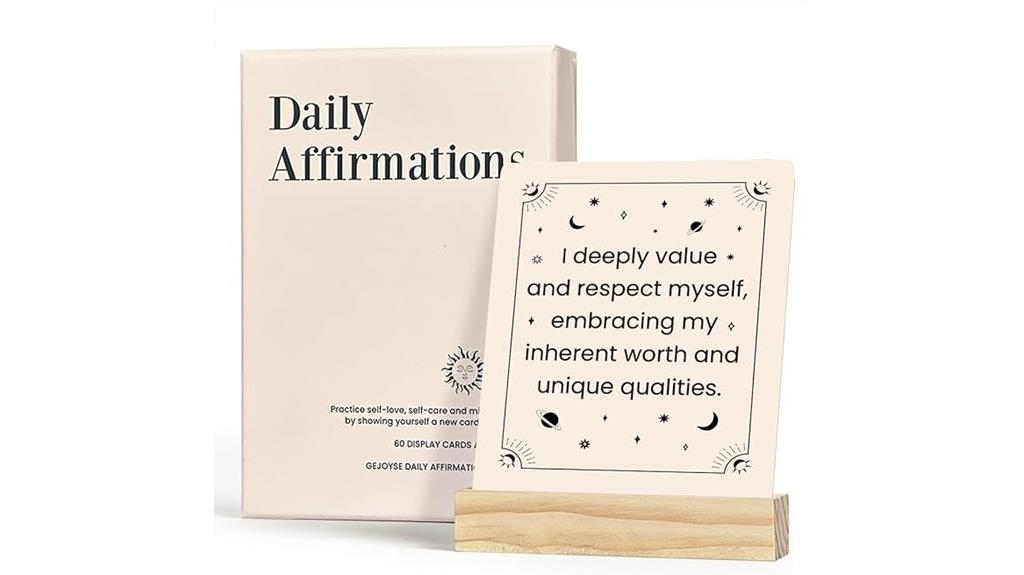mindful affirmation cards set