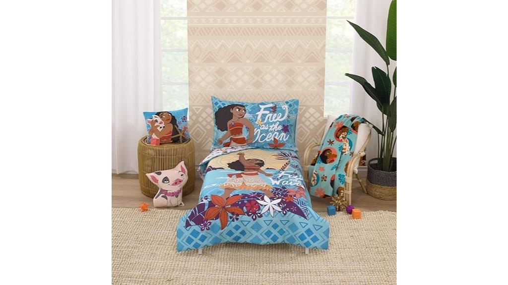 moana toddler bedding set