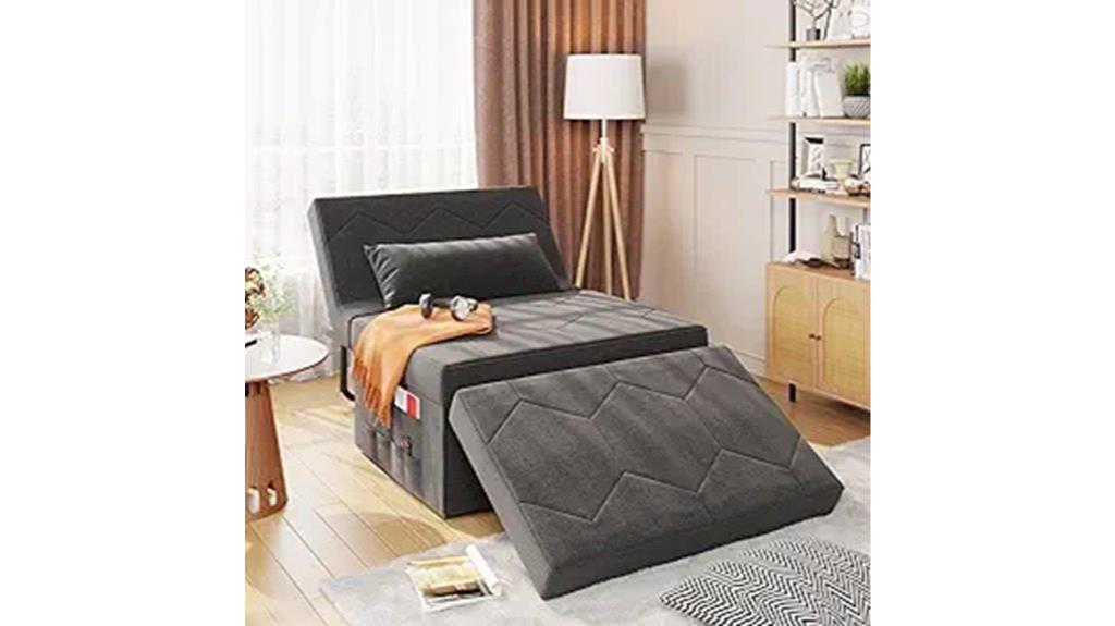 multi function sleeper chair ottoman
