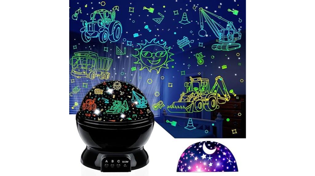 nighttime car projector decor
