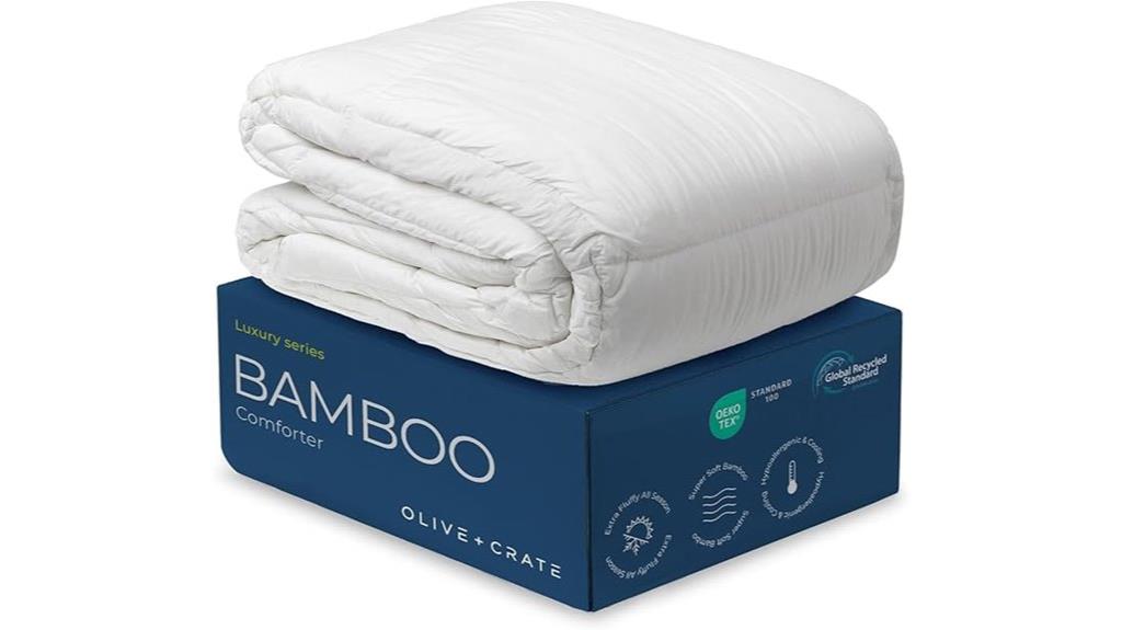 organic bamboo king comforter
