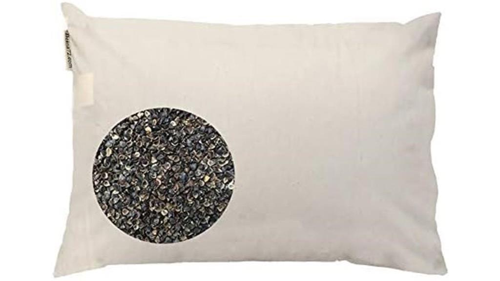 organic buckwheat pillow