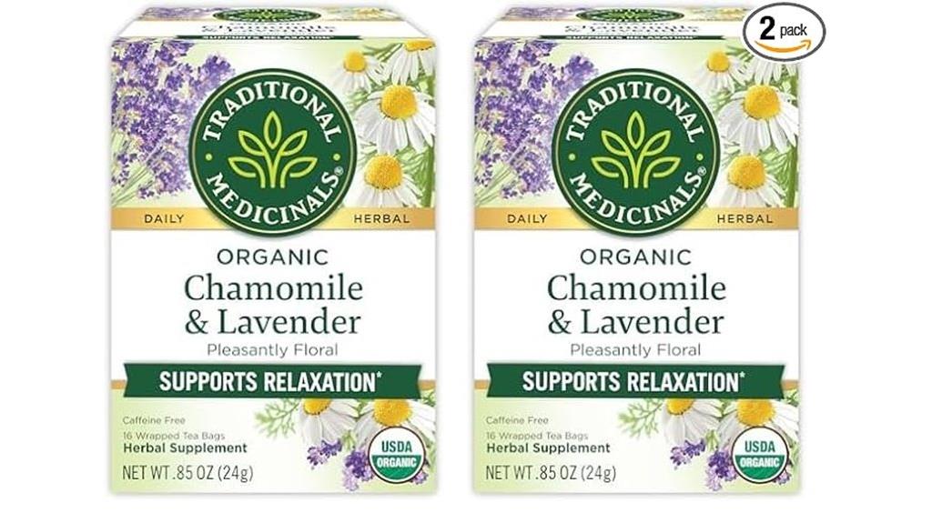 organic chamomile lavender tea