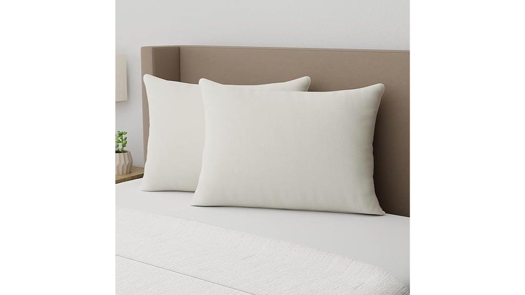 organic cotton pillow set
