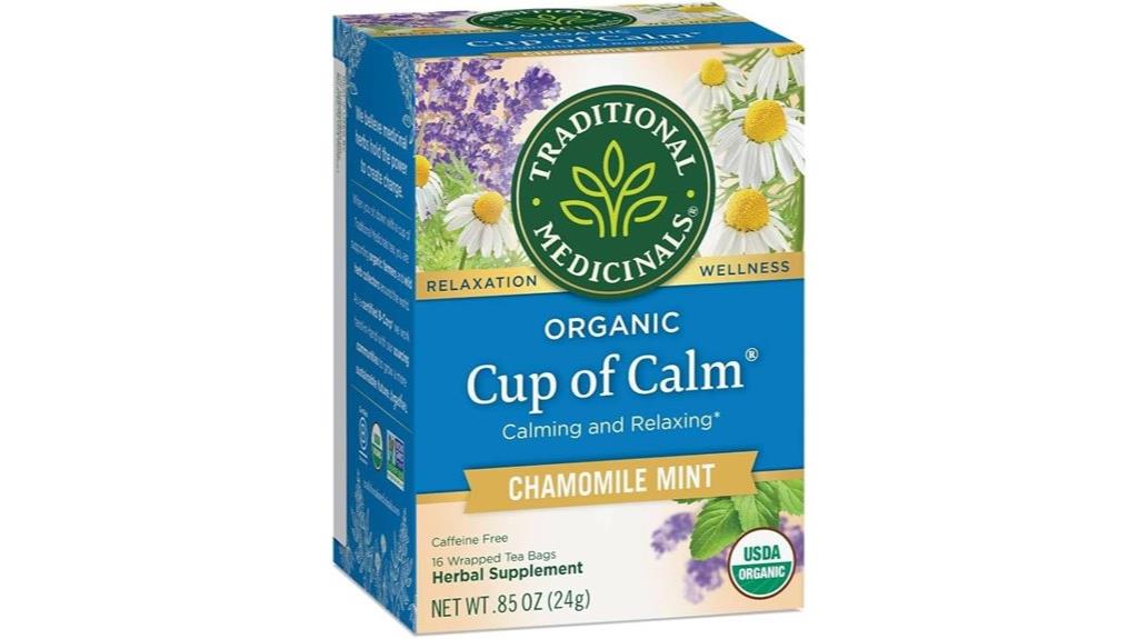 organic herbal tea box