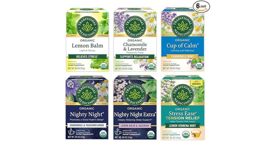organic herbal tea collection
