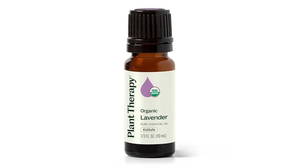 organic lavender oil bottle