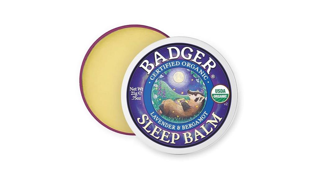 organic sleep balm aromatherapy