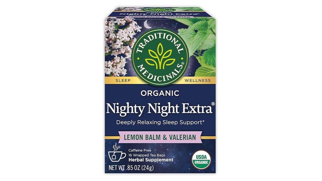 organic valerian nighttime tea