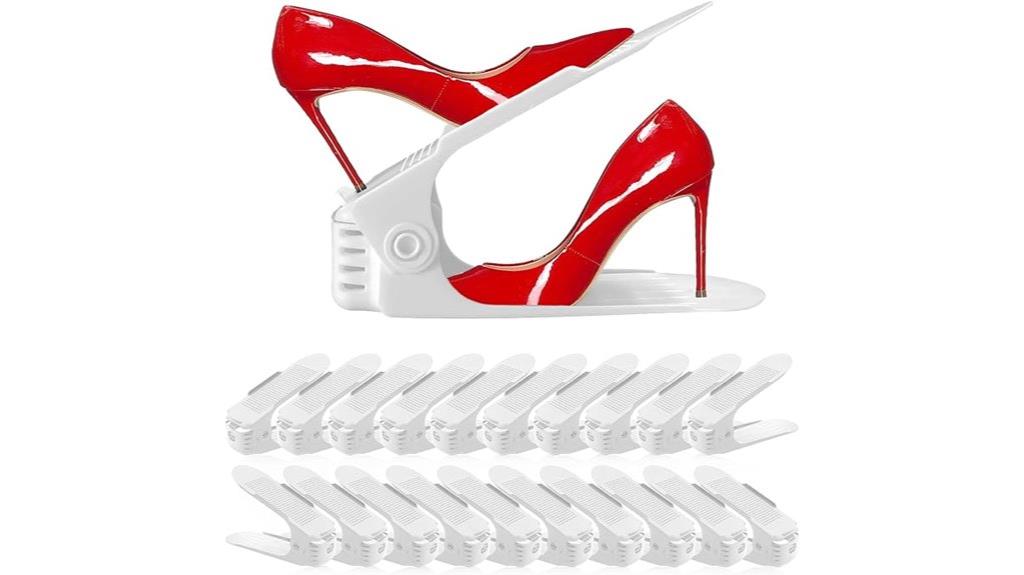 pack of twenty shoe slots