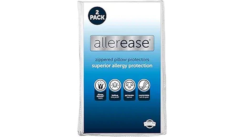 pair of pillow protectors