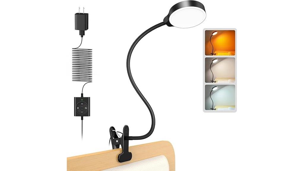 portable clip on led light