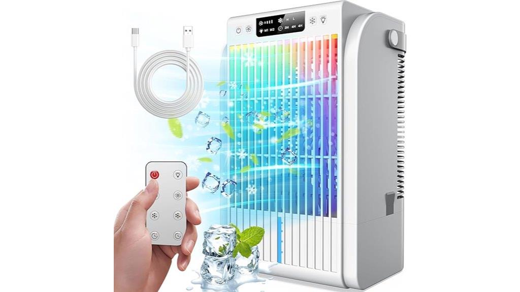 portable cooling with remote