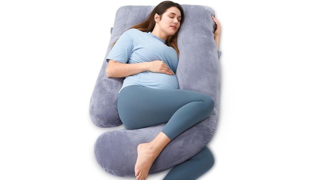 pregnancy pillow with cover