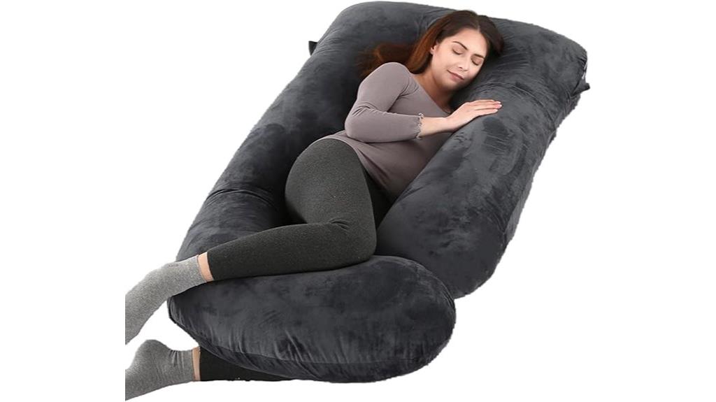 pregnancy pillow with cover