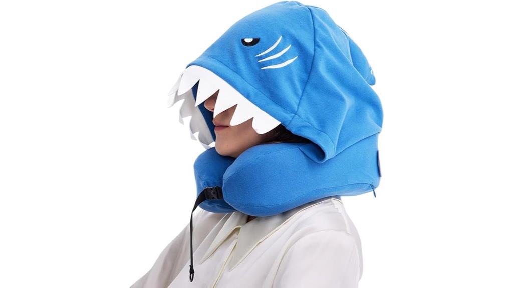 private hooded travel pillow