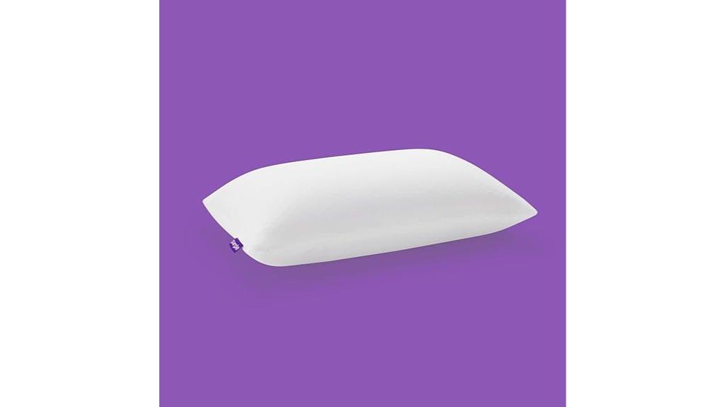purple tall pillow