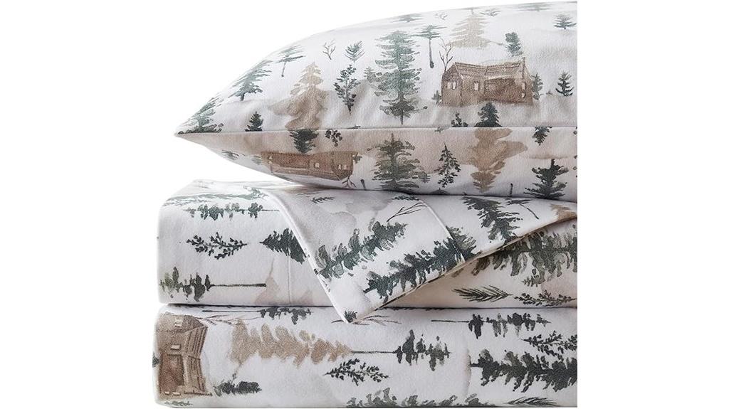 queen flannel bedding set