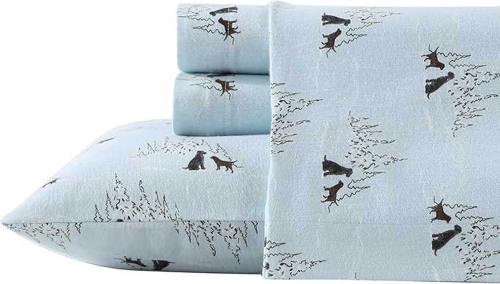queen flannel bedding set