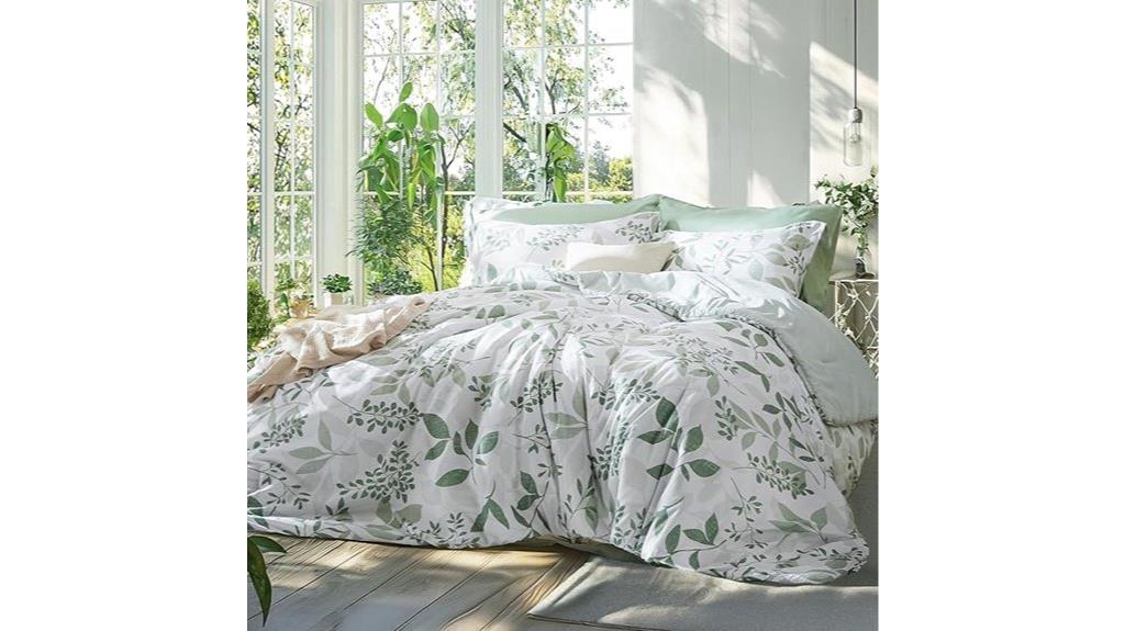 queen floral comforter set