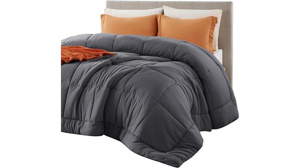 queen grey comforter insert