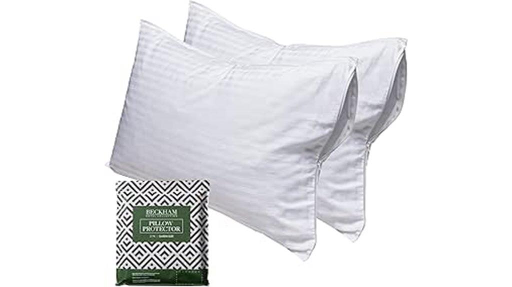 queen pillow protectors set