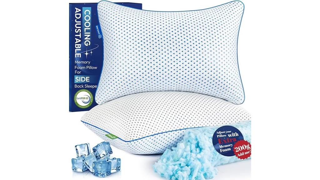 queen size cooling pillows