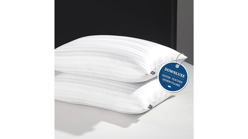 queen size feather pillows