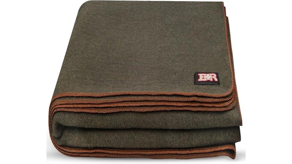 queen size military wool blanket