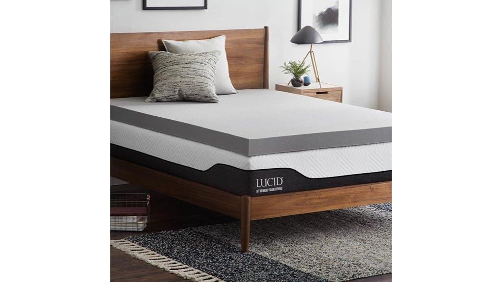 queen sized bamboo mattress topper