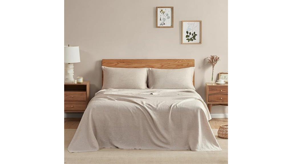 queen sized linen sheets