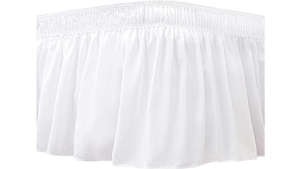 queen sized wrap around bed skirt