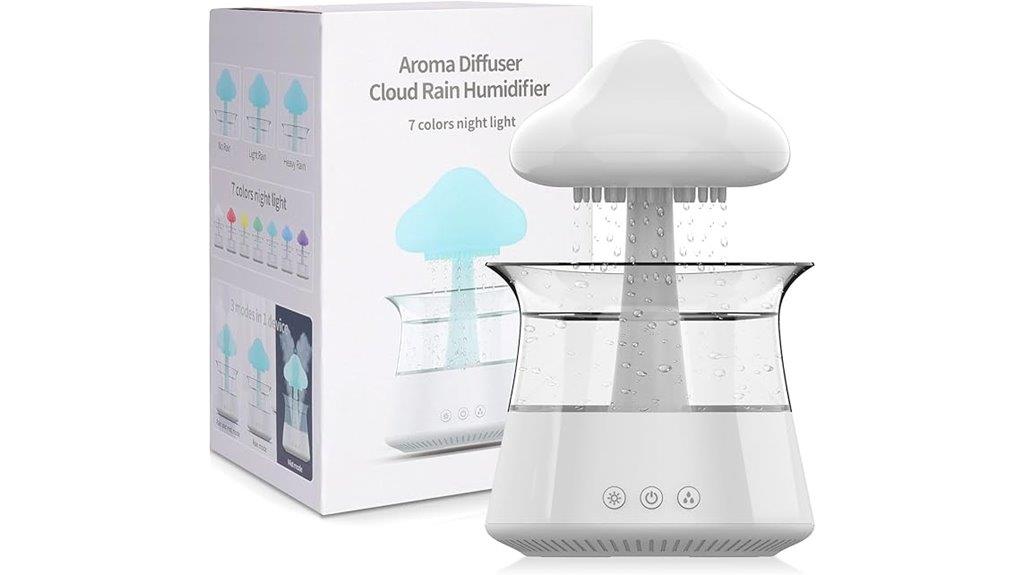 rainy night humidifier with lights