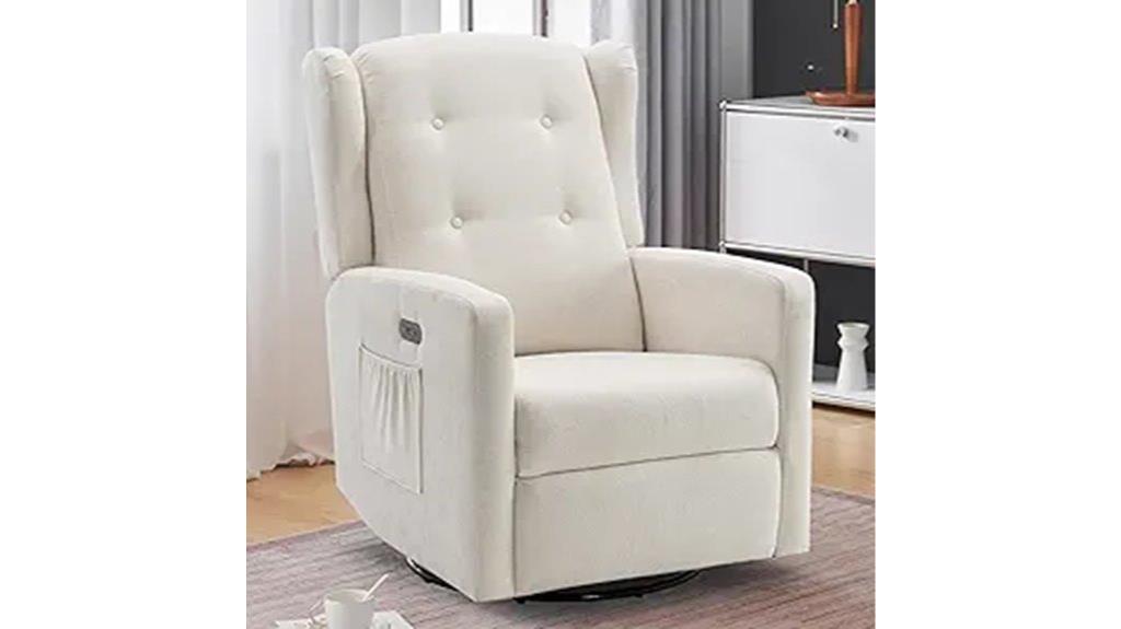 recliner with usb ports