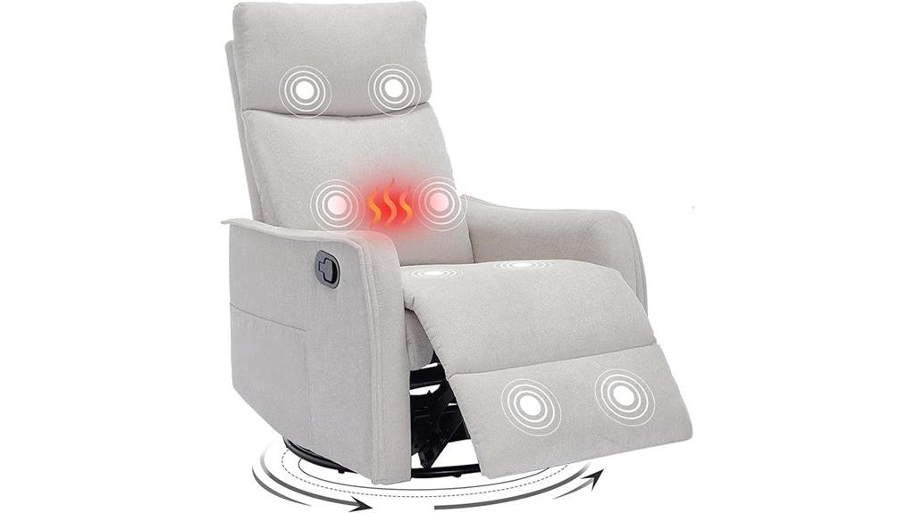 relaxing heated massage recliner