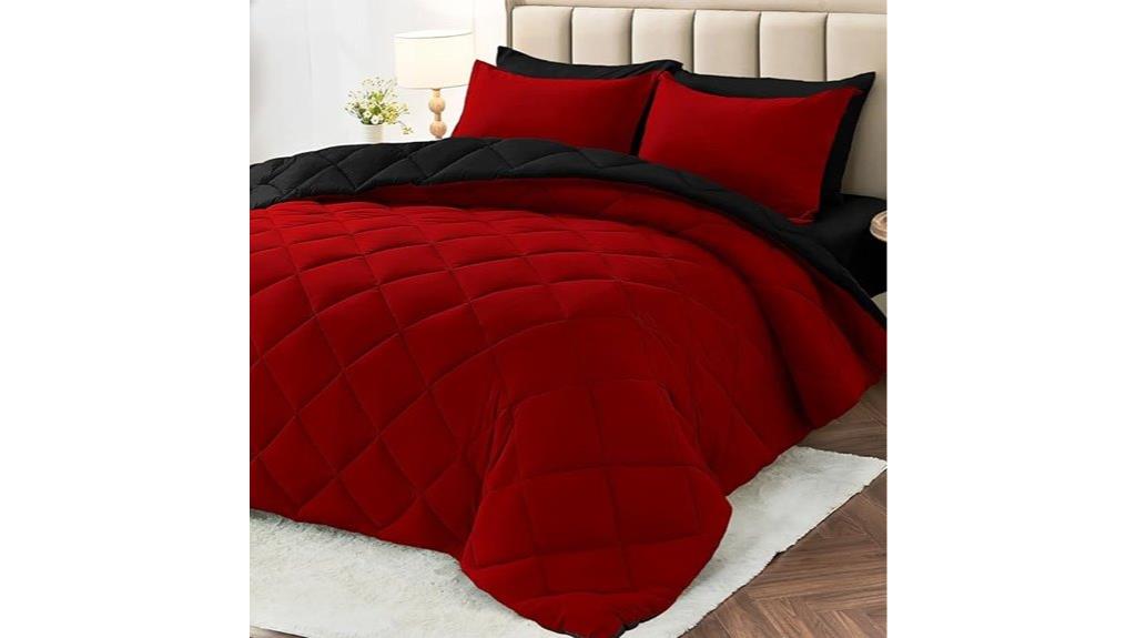 reversible all season comforter set