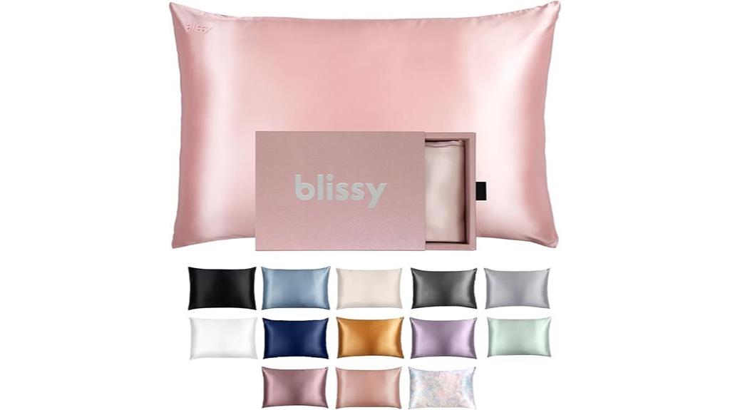 silk pillowcase with zipper