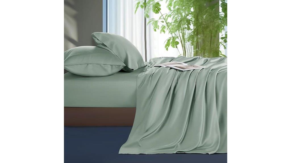 silky tencel sheet set