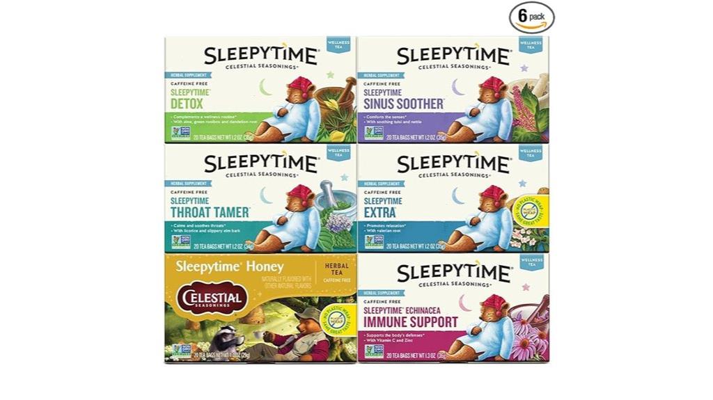 six flavor herbal tea set